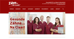 Desktop Screenshot of dr-claar.de